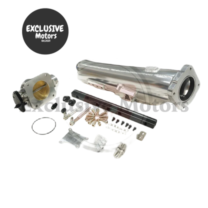 Billet Intake Manifold wFuel Rail &Throttle Body for Nissan SR20DET 1989-1994