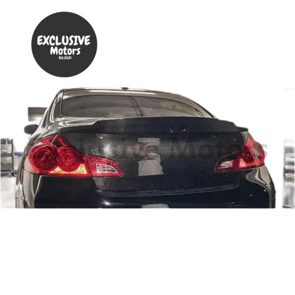 Carbon Fiber FRP Rear Spoiler Trunk Wing for Infiniti G35/G37 4-Door Sedan (2007-2014)