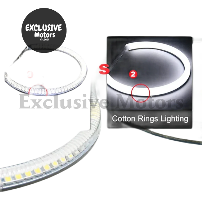 6PCS DRL LED Angel Eyes Halo Rings Lights for Toyota Mark X/Reiz