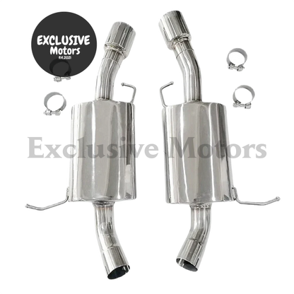 Ss Exhaust Muffler wTips for 2007-2013 BMW E90/E92/E93 335IS (N54/N55 Engines)