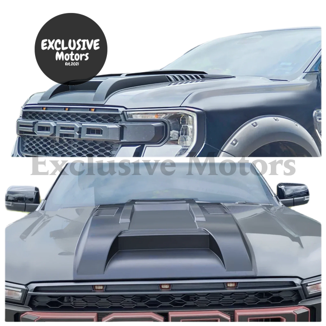 Bonnet Scoop Hood Cover for Ford Ranger Wildtrak & Ford Everest (2023-2024)