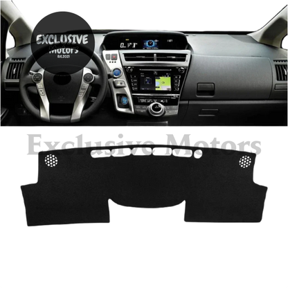 Car Dashboard Cover Sun Shade for Toyota Prius V Plus Alpha Hybrid (2012-2019)