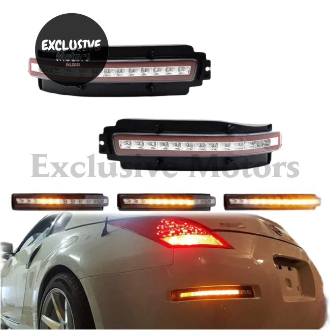 Bumper LED Tail Lights / Indicators for Nissan 350Z 2003-2009