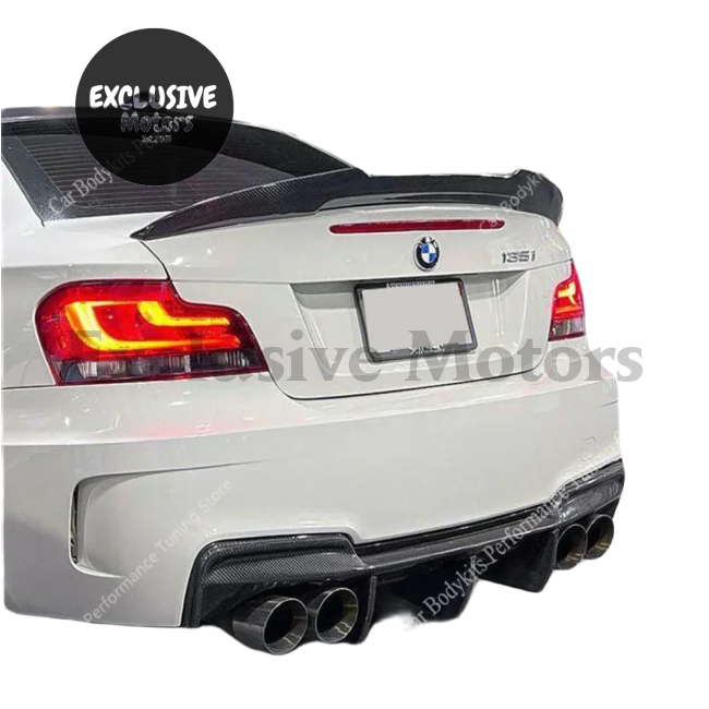 Duck Tail Rear Wing for BMW E82 1 Series Spoiler (2007-2014)