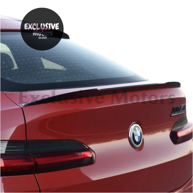 M Performance Style Rear Boot Spoiler for BMW X4 G02 (2018-2023)