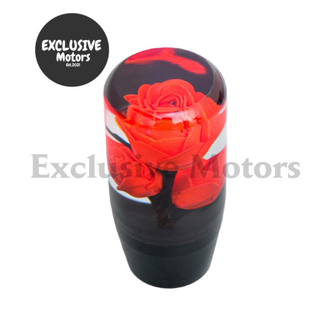 Bright Flower Crystal JDM Sports Car Gear Stick Shift Knob -10CM Shifter Lever