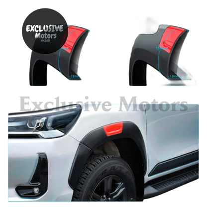 6" Fender Flares Wheel Arch Mudguards for Toyota Hilux (2015-2023)