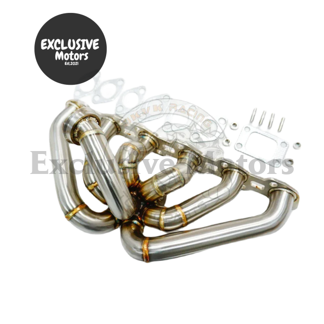 SS304 Top Mount Manifold w T3 Flange for Nissan RB20DET