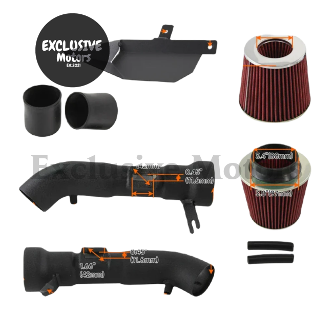 Air Intake Pipe Kit & Air Filter for Nissan 370Z & Infiniti G37 (2008-2019)