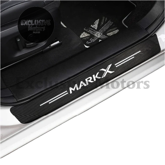 4Pcs Door Sill Protective Strip Sticker for Mark X