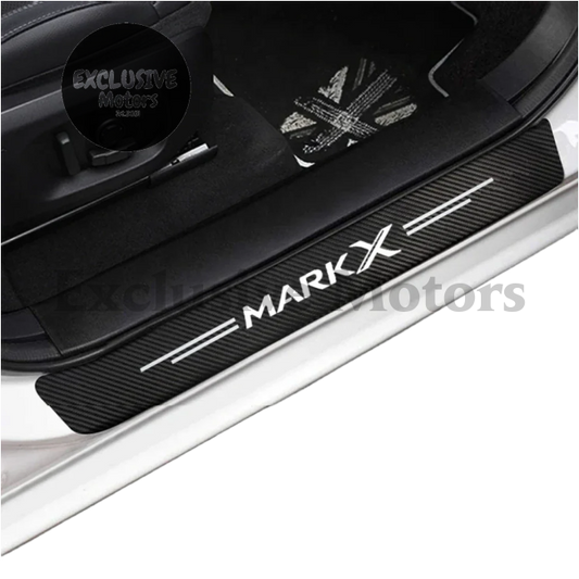 4Pcs Door Sill Protective Strip Sticker for Mark X