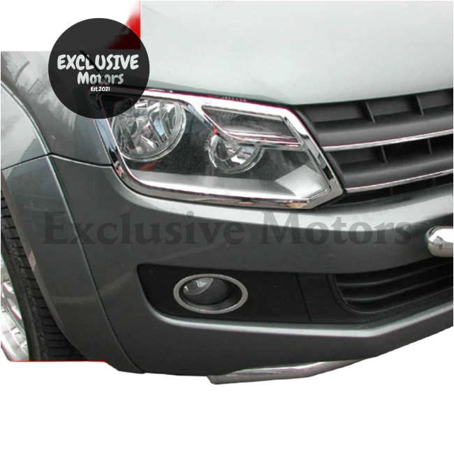 Chrome Headlight Covers for VW Amarok (2009-2020)