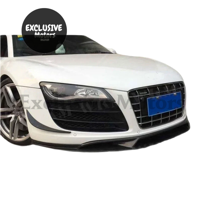 Carbon Fiber Front Bumper Lip Spoiler Chin Splitters for Audi R8