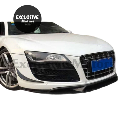 Carbon Fiber Front Bumper Lip Spoiler Chin Splitters for Audi R8