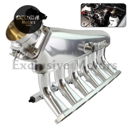 Billet Intake Manifold w/ Fuel Rail + Throttle Body for BMW E36 E46 325i 328i