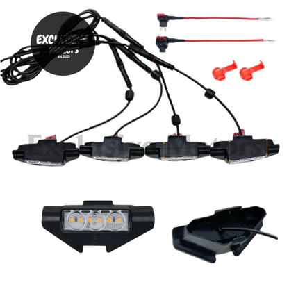 Front Grills with LED Lights for Nissan Frontier D23/ NP300 2022-2025