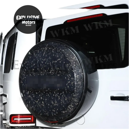 Forged Carbon Fiber Car Spare Wheel Tire Cover for Mercedes Benz G Wagon