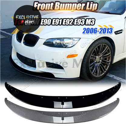 Front Bumper Lip Splitter Spoiler Diffuser for BMW 3 Series E90 (2007-2013)