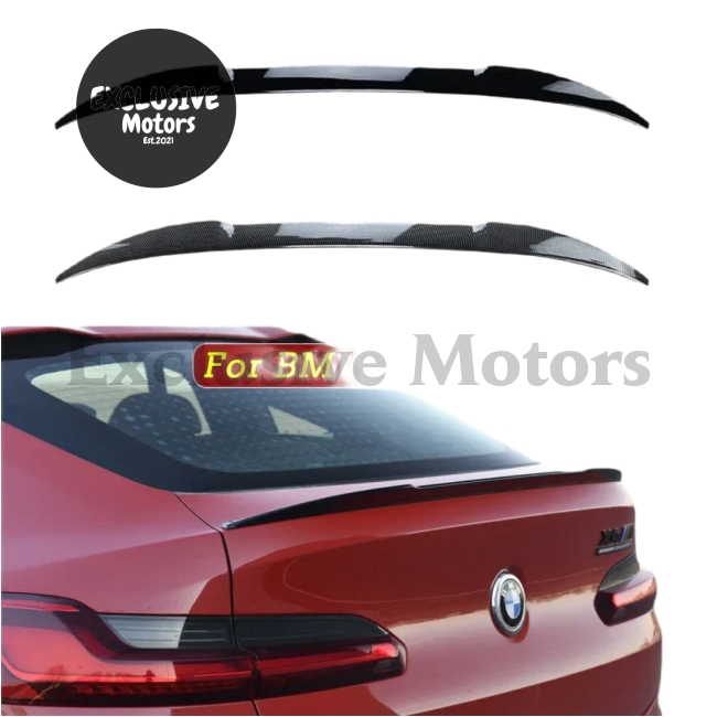 M Performance Style Rear Boot Spoiler for BMW X4 G02 (2018-2023)