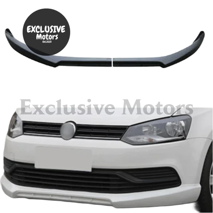 Front Bumper Lip Body Kit for Volkswagen Polo Standard (2014-2017) – 2 Pieces