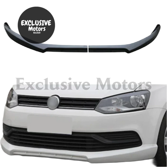 Front Bumper Lip Body Kit for Volkswagen Polo Standard (2014-2017) – 2 Pieces