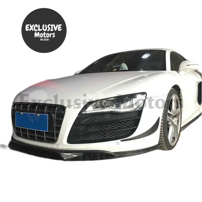 Carbon Fiber Front Bumper Lip Spoiler Chin Splitters for Audi R8