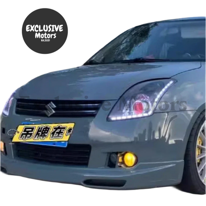 Front Bumper Lip Body Kit for Suzuki Swift (2005-2009) – 2 Pieces