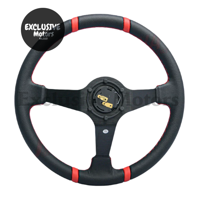 14-Inch Deep Steering Wheel Red Steering Wheel