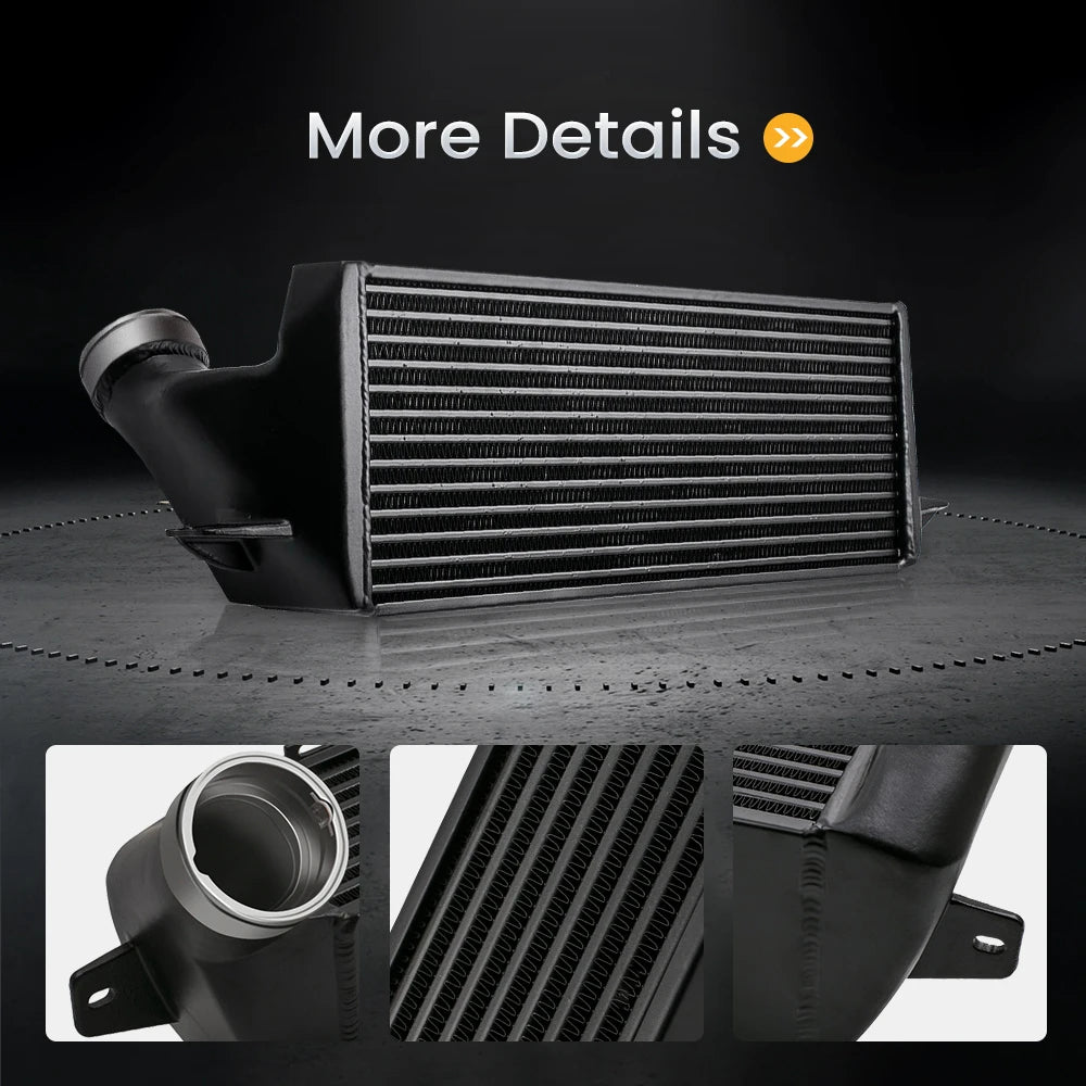 Front Mount Intercooler Turbo Engines For BMW 1M E82 2011-2013 Bar & Plate   520mm x 200mm x 145mm