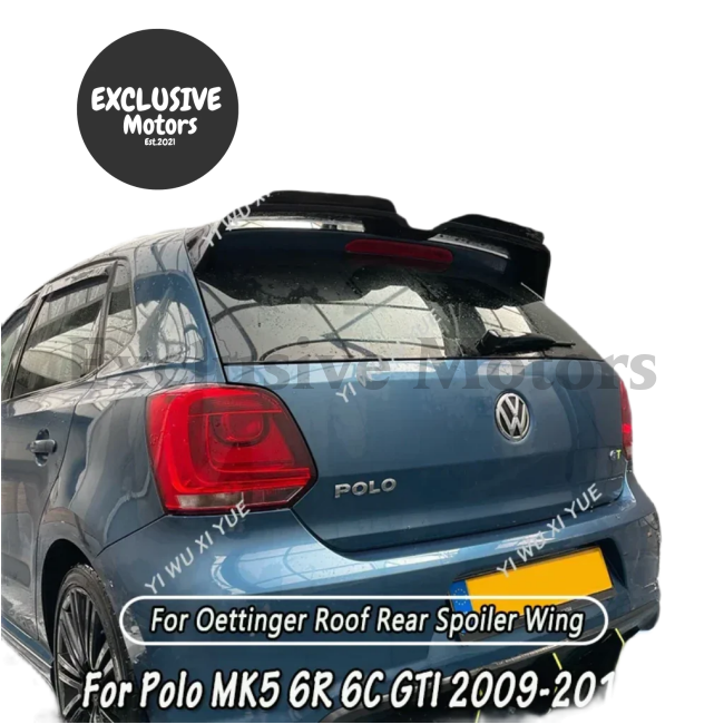 Roof Spoiler/ Wing for Volkswagen Polo 5 MK5 (2009-2017)