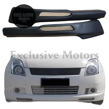 Front Bumper Lip Body Kit for Suzuki Swift (2005-2009) – 2 Pieces