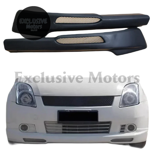 Front Bumper Lip Body Kit for Suzuki Swift (2005-2009) – 2 Pieces