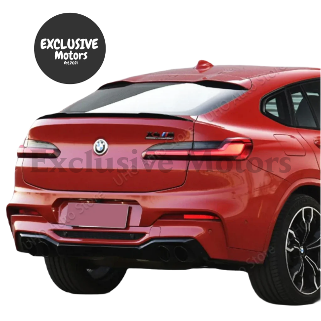 M Performance Style Rear Boot Spoiler for BMW X4 G02 (2018-2023)