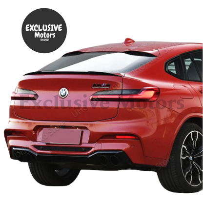 M Performance Style Rear Boot Spoiler for BMW X4 G02 (2018-2023)