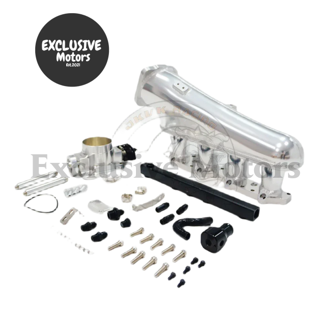 Intake Manifold w 76mm Throttle Body & Fuel Rail for Nissan S14 SR20DET