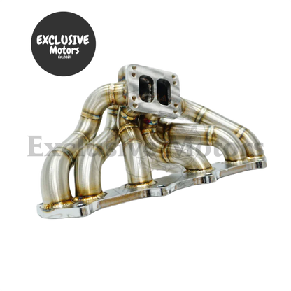 SS304 Twin Scroll Turbo Manifold for Toyota 1JZ-GTE VVTi (T3/T4, )