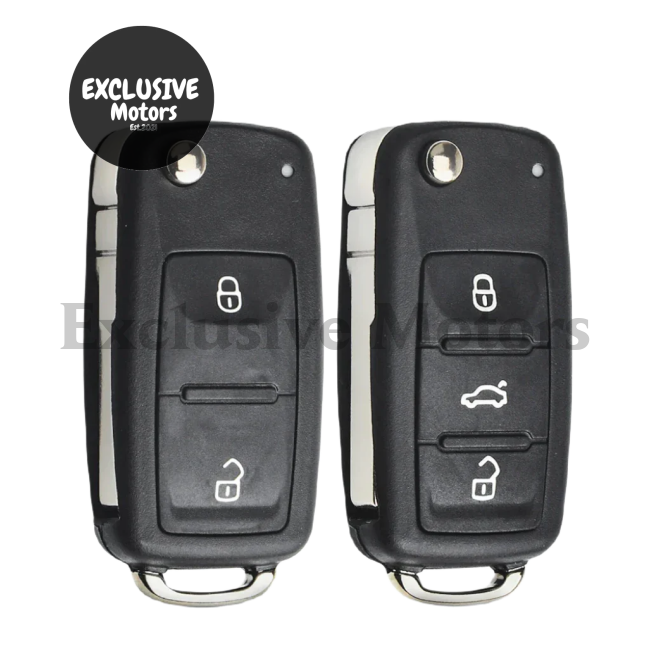 Remote Key Case Shell for VW Volkswagen, Skoda Octavia, Golf Mk6, Tiguan, Polo