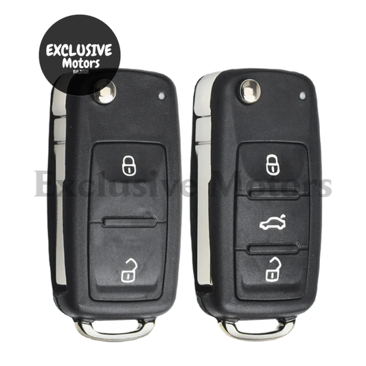 Remote Key Case Shell for VW Volkswagen, Skoda Octavia, Golf Mk6, Tiguan, Polo