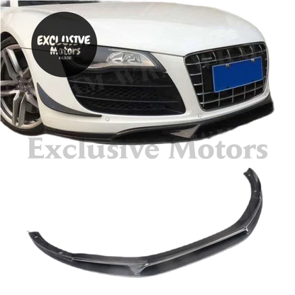 Carbon Fiber Front Bumper Lip Spoiler Chin Splitters for Audi R8