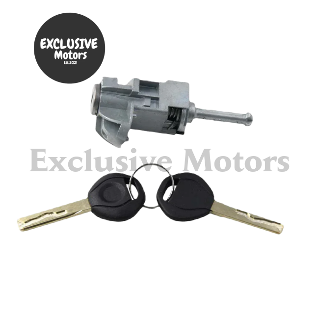 Front Driver Door Lock Barrel with Key for BMW E46 3 Series