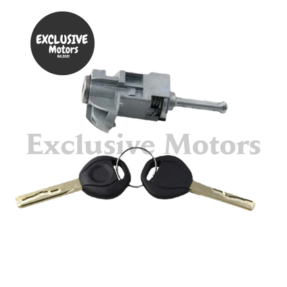 Front Driver Door Lock Barrel with Key for BMW E46 3 Series