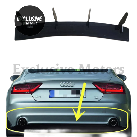 Rear Diffuser Bumper Splitter for Audi A7 Sportback (2011-2017)