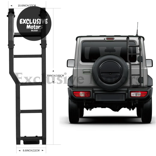 Metal Tailgate Ladder for Suzuki Jimny JB74W/JB64 2018+