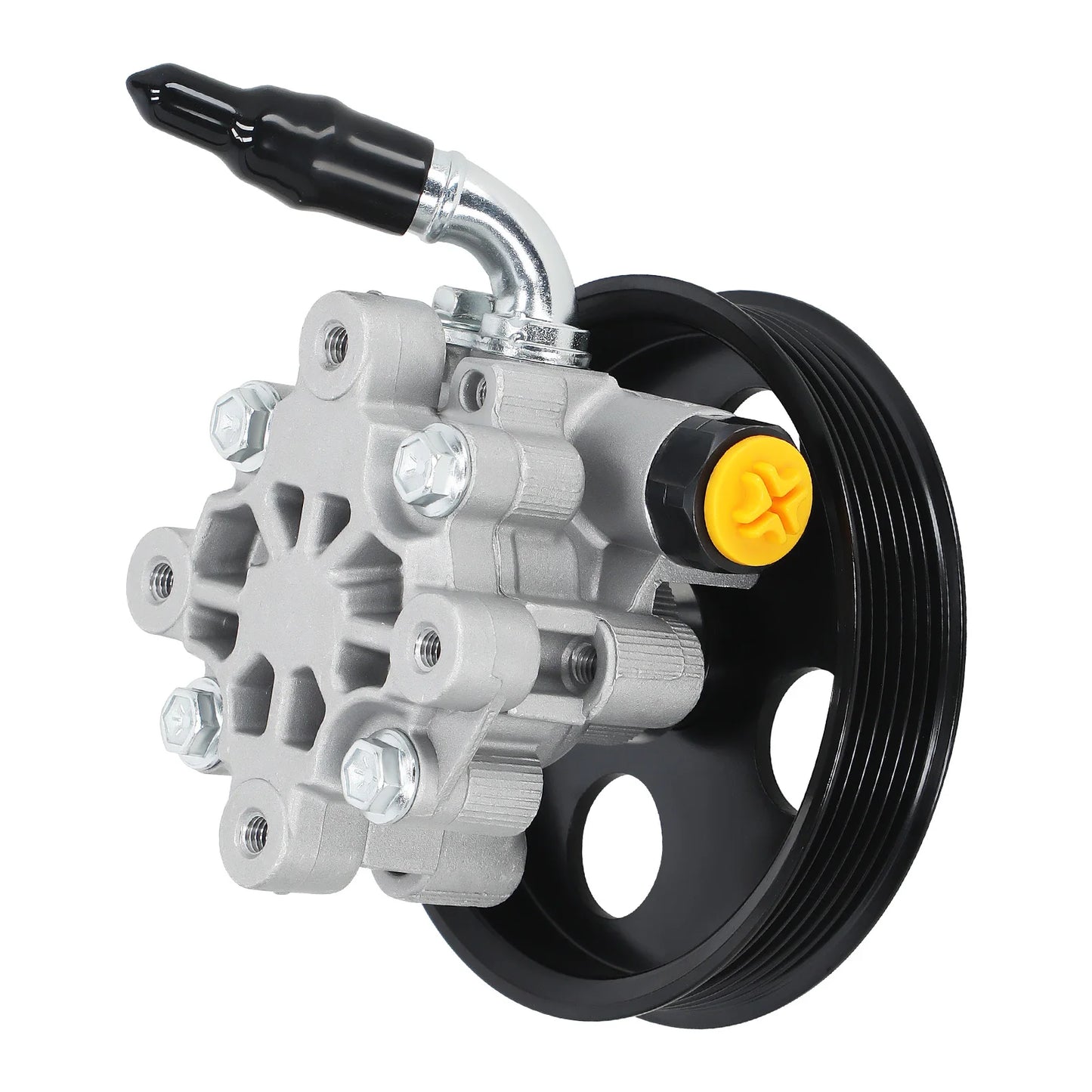 Power Steering Pump w/ Pulley for Dodge Caravan Chrysler Town & Country 01-07 for Chrysler Grand Voyager LX Base 3.8L V6 215223