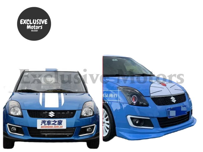 Front Bumper Lip Body Kit for Suzuki Swift (2013-2016) – 2 Pieces