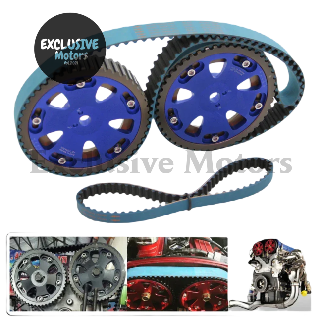 Timing Belt, Belt & Cam Gear Pulleys for Mitsubishi RVR, Delica, (4G63, 2.0L)