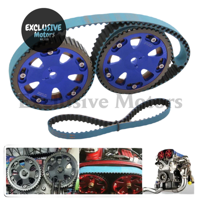 Timing Belt, Belt & Cam Gear Pulleys for Mitsubishi RVR, Delica, (4G63, 2.0L)