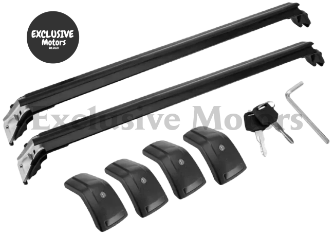 2-Piece Lockable Roof Rail Racks Cross Bars for BMW X3 F25 (2011-2017)