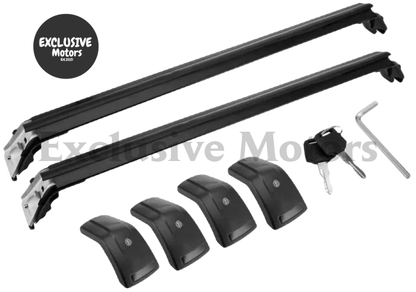 2-Piece Lockable Roof Rail Racks Cross Bars for BMW X3 F25 (2011-2017)