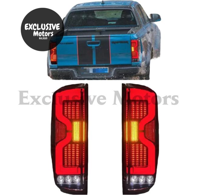 Rear Lights for Ford Ranger T6, T7, T8, Raptor (2012-2021)